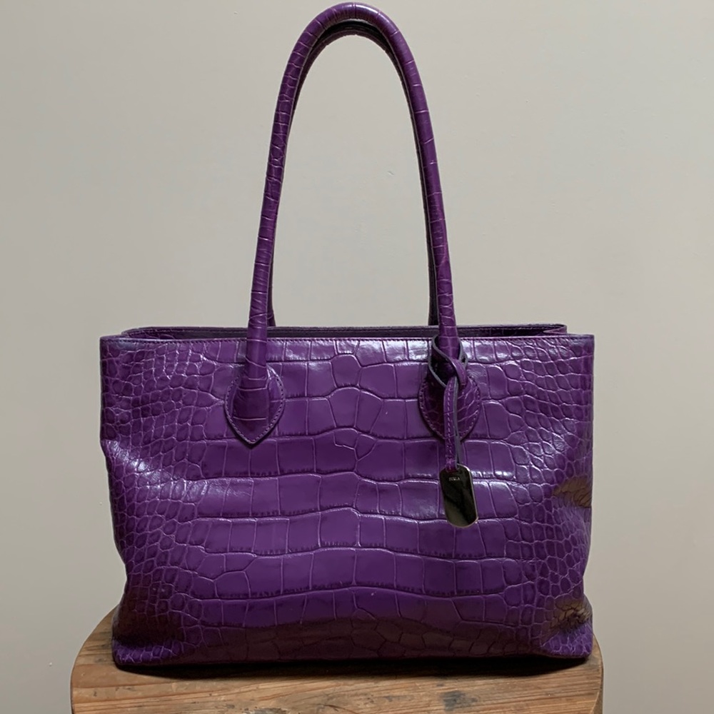 Furla leather shoulder bag